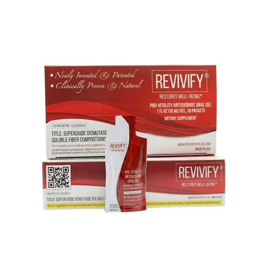 REVIVIFY® Pro-Vitality Antioxidant Fruit Blend With Superoxide Dismutase (30 ML Pouch) 30 CT