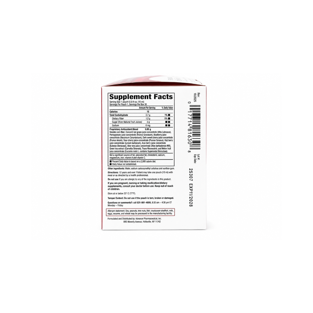 REVIVIFY® Pro-Vitality Antioxidant Fruit Blend With Superoxide Dismutase (10 ML Pouch) 30 CT