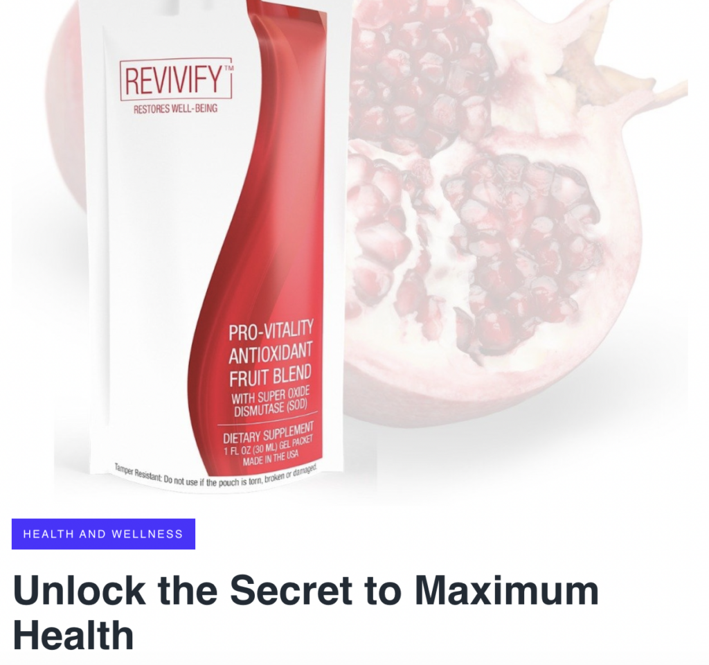 Press release: Unlock the Secret to Maximum Health with this health supplement
