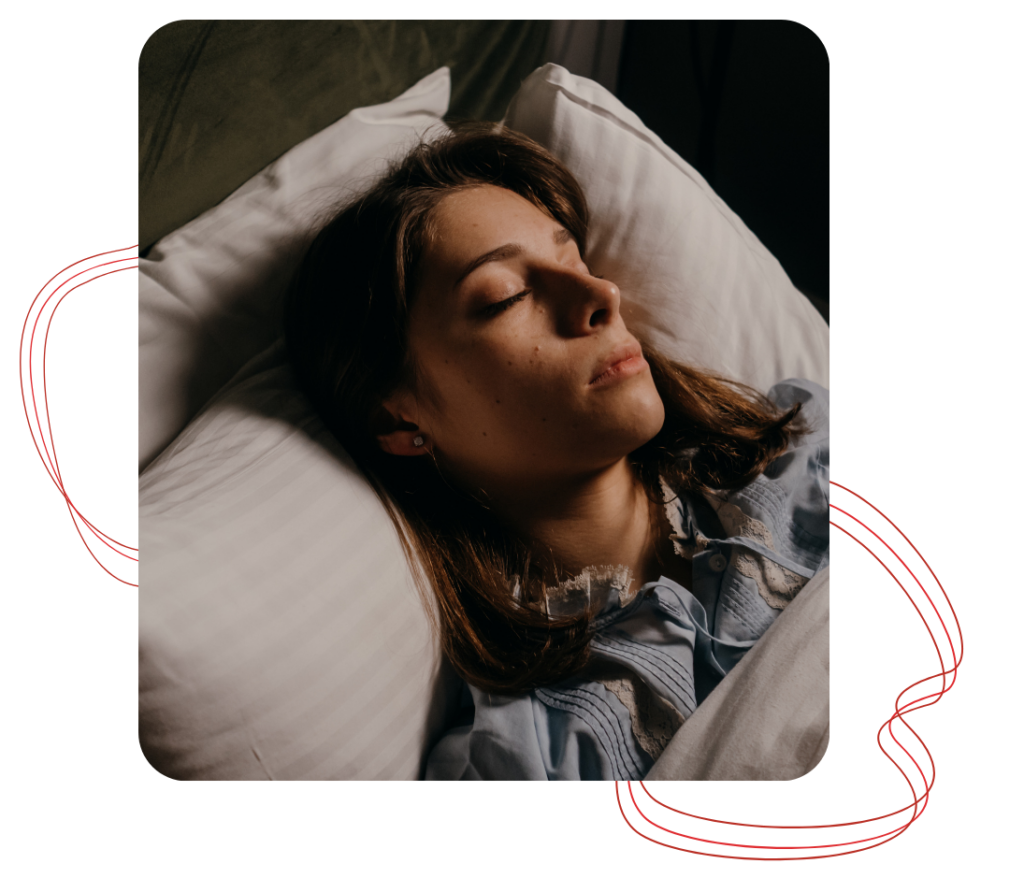 img12 - Revivify For Life Health and rest image showing a woman sleeping peacefully in bed